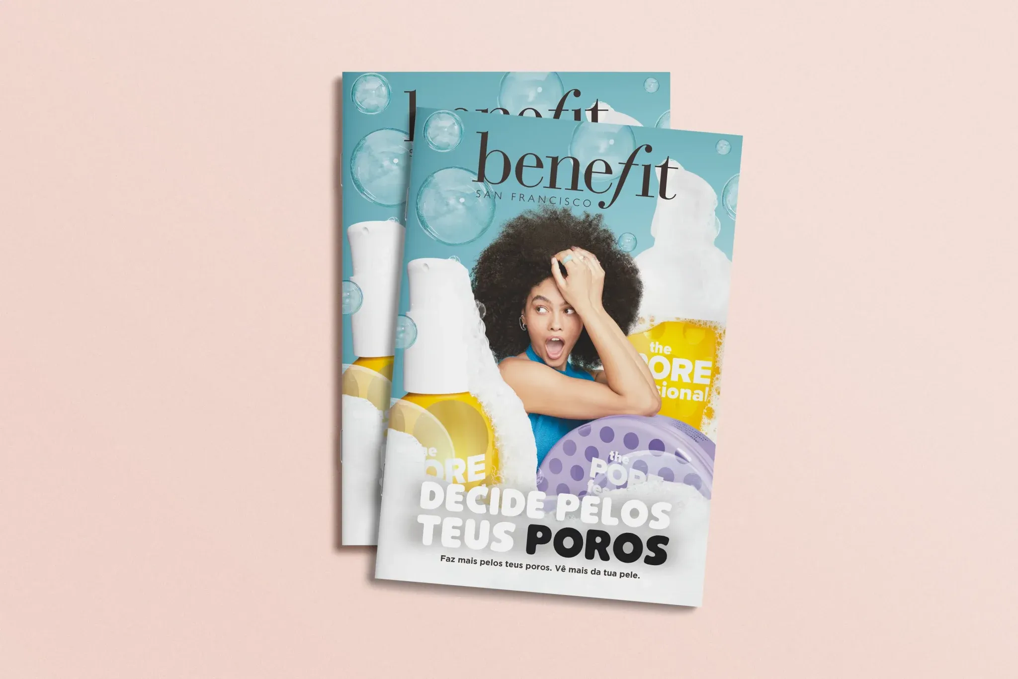Materiales de comunicación de la campaña Benefit